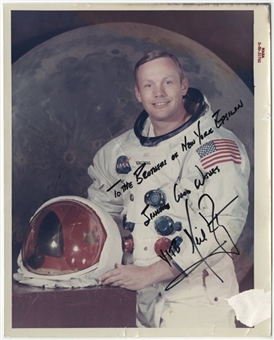 Neil Armstrong Signed and Inscribed 8x10 Photograph (PSA/DNA)